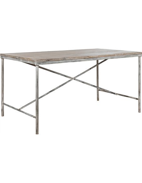 Élégante table de salle à manger blanche