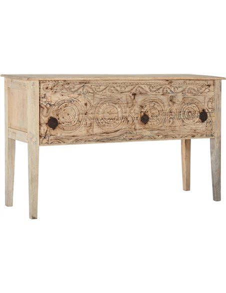 mobilier d'entrée bois exotique