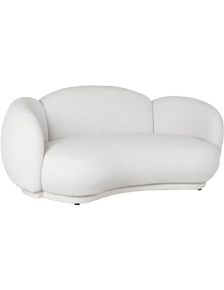 canapé nuageux en polyester blanc style contemporain