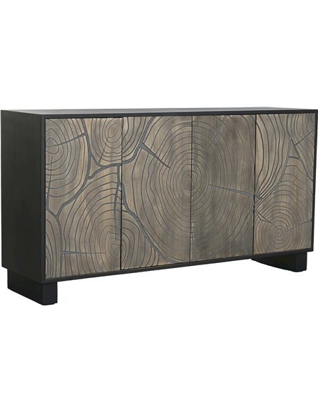 buffet style tronc d arbre décoration intérieure