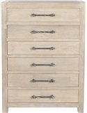 Chiffonnier élégant en bois naturel pour chambre