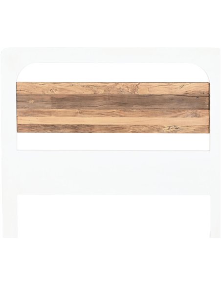 tête de lit bois recyclé style méditerranéen chambre adulte