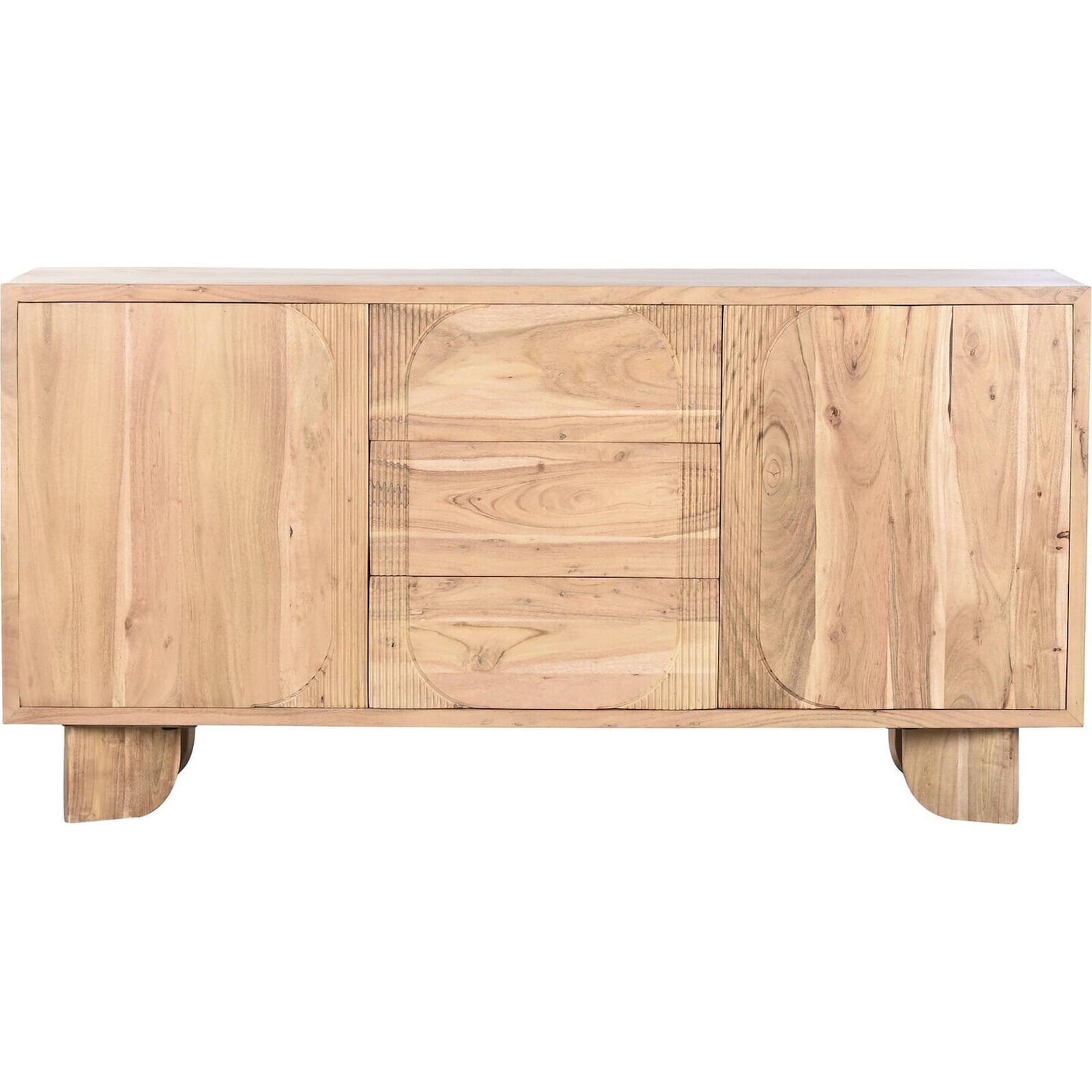Ridh Découvrez le charme du buffet en bois acacia moderne Ridh