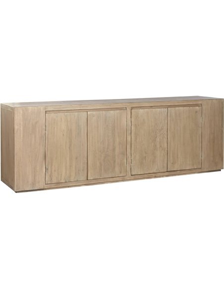 buffet bois clair orme massif décoration contemporaine