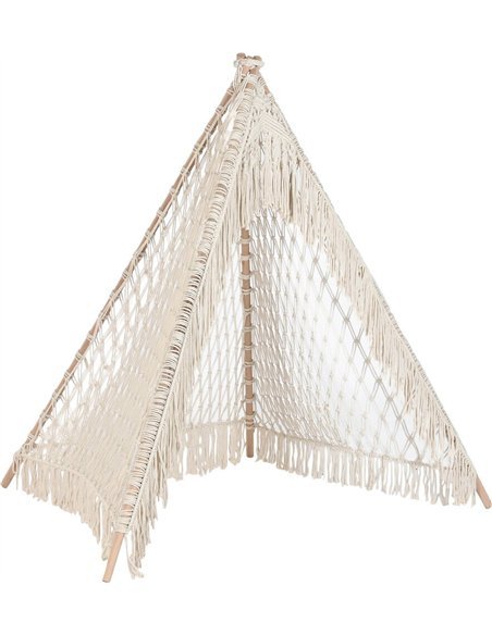 tipi enfant macramé coton naturel style scandinave cosy