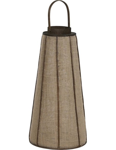 photophore oriental en jute bambou naturel déco zen