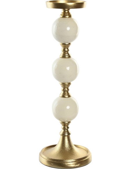 chandelier aluminium doré blanc élégant décoratif moderne