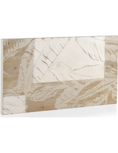 tête de lit bois blanc style urbain pour chambre moderne