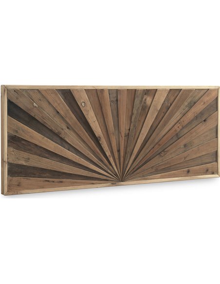 tête de lit bois naturel effet rustique décoration chambre