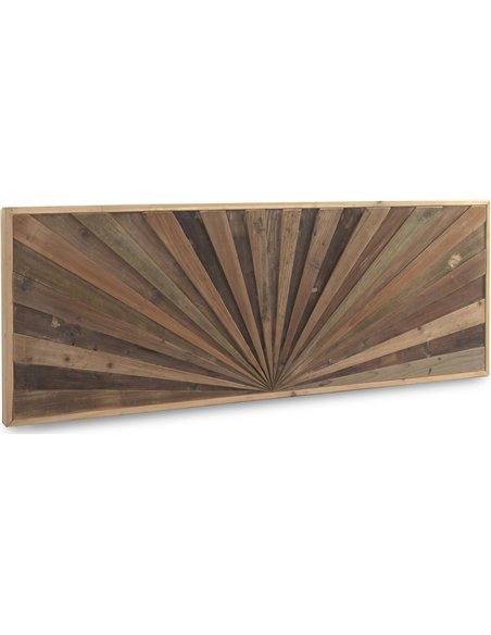 tête de lit bois naturel décor rustique élégant