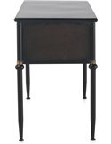 bureau chic industriel noir et cuivre pour espace travail