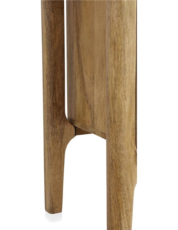 buffet tendance bois massif manguier naturel gris
