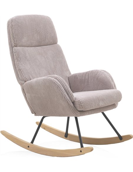 fauteuil bascule confortable salon tendance