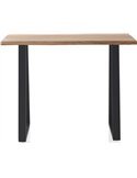 table bar élégante bois acacia massif structure métal