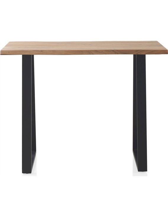 table bar élégante bois acacia massif structure métal