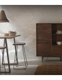table bar tendance bois naturel acacia et métal