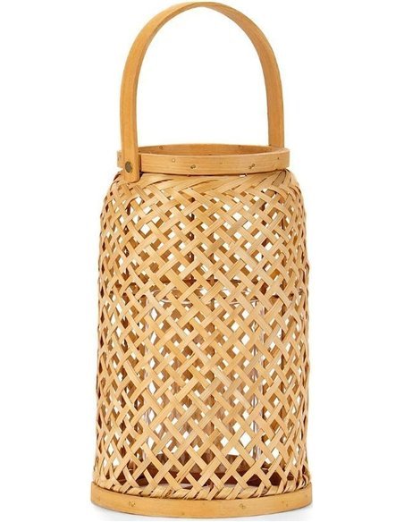 lanterne bambou naturel décoration intérieure élégante