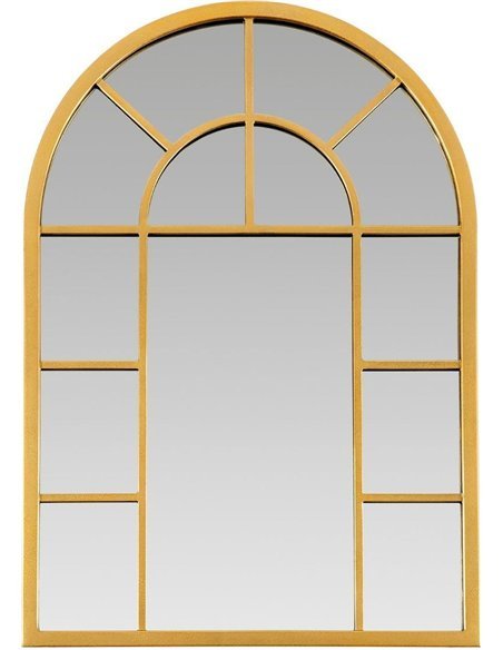 miroir mural doré style fenêtre vintage élégant décoratif