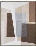 tableau abstrait multicolore style contemporain décor mural