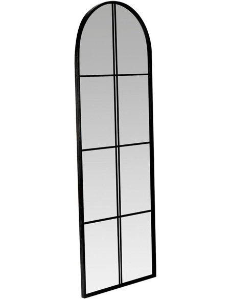 miroir mural verrière noire tendance déco intérieure