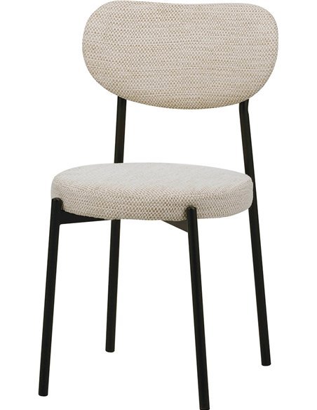 chaise élégante naturelle pour salle à manger Maui