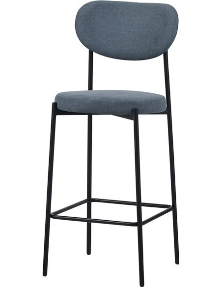 tabouret de bar bleu design moderne pour cuisine élégante