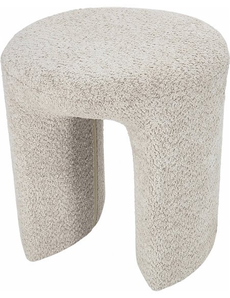 tabouret design beige doux pour salon élégant