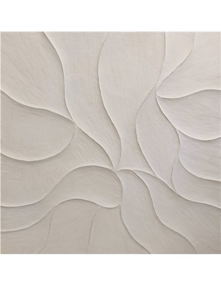 panneau mural bois relief lignes ondulées déco intérieure élégante