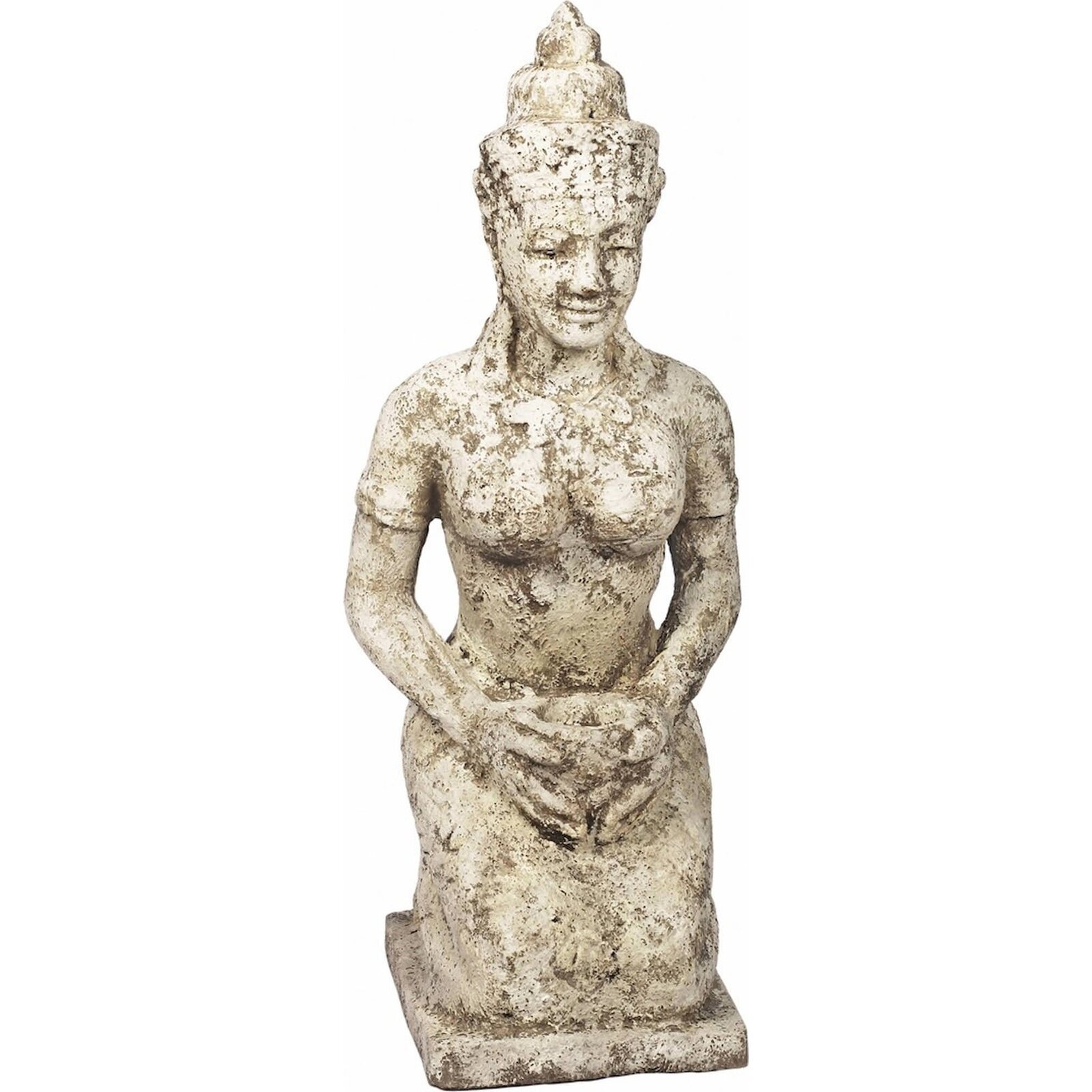 Statue Vintage Déesse Bouddha Danseuse Du Feu - Céramique Biscuit Années 70, Occasion | MCM