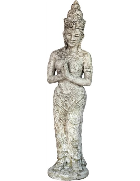 statue femme bouddha déco intérieure ambiance zen