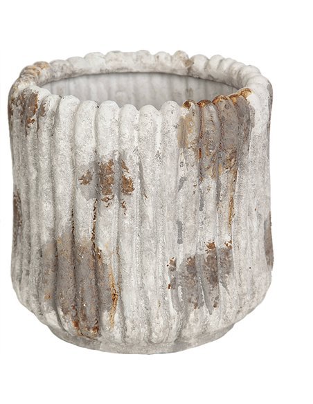 pot céramique ondulé style rustique décoration maison