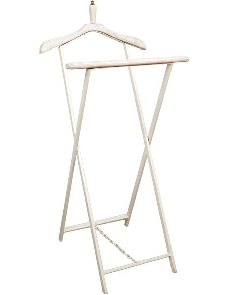 porte habits en bois métal céramique blanc pour chambre