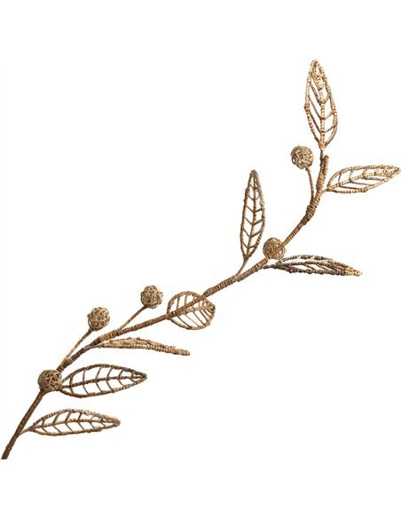 branche décorative naturelle en écorce de bananier pour salon