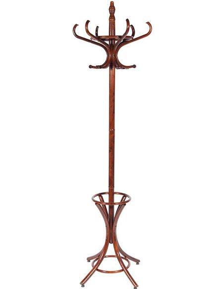 porte manteau bois de noisetier design élégant