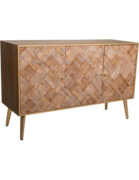 meuble buffet design naturel en bois brun